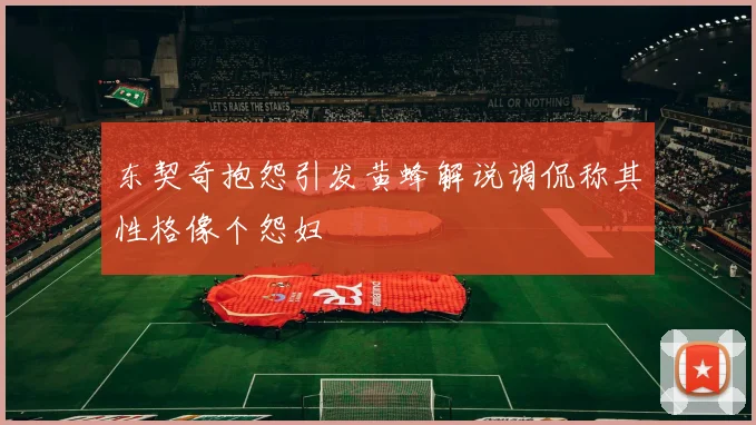 东契奇抱怨引发黄蜂解说调侃称其性格像个怨妇